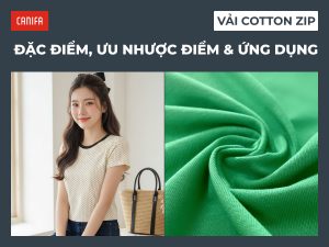 vải cotton zip là gì