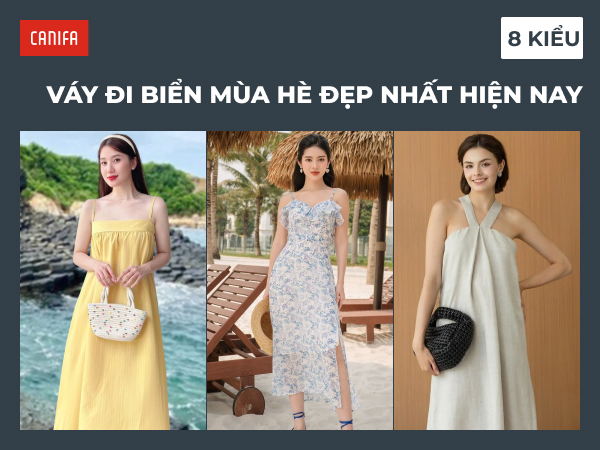 các kiểu váy đi biển mùa hè