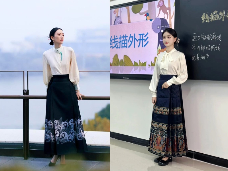 váy mã diện nữ