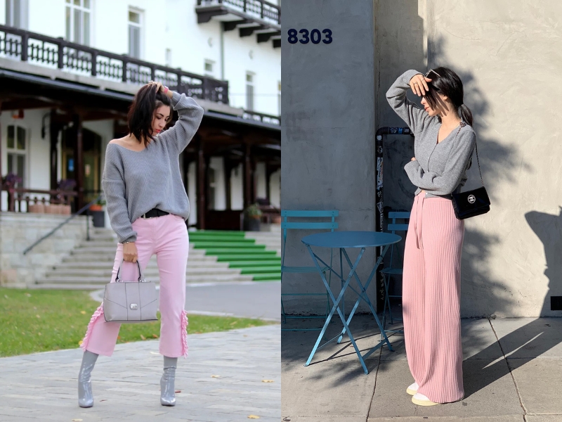 phối màu quần áo nữ
