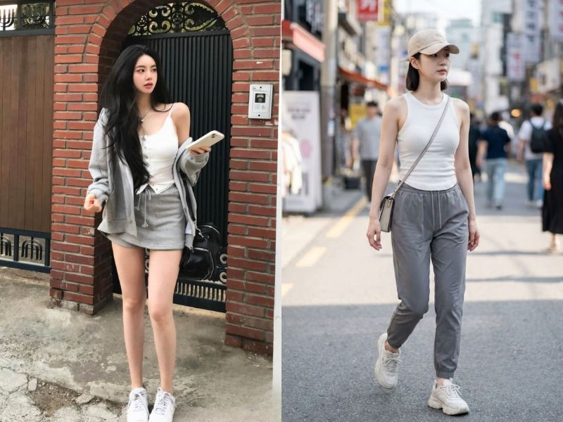 cách phối màu quần áo cho nữ