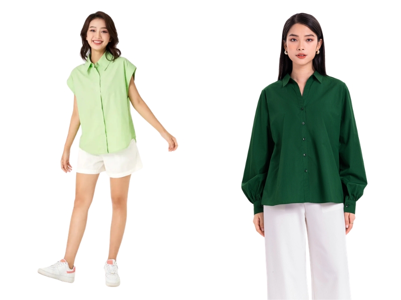 phối màu quần áo nữ
