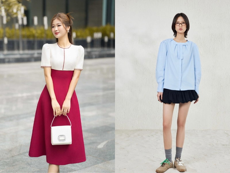 bảng phối màu quần áo nữ
