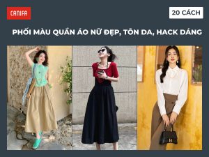 phối màu quần áo nữ