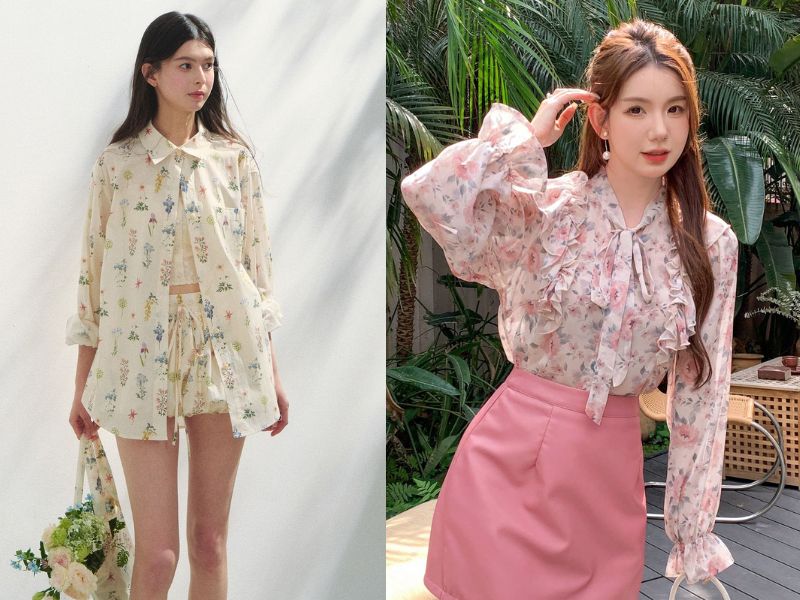 các mẫu áo sơ mi nữ cách điệu đẹp