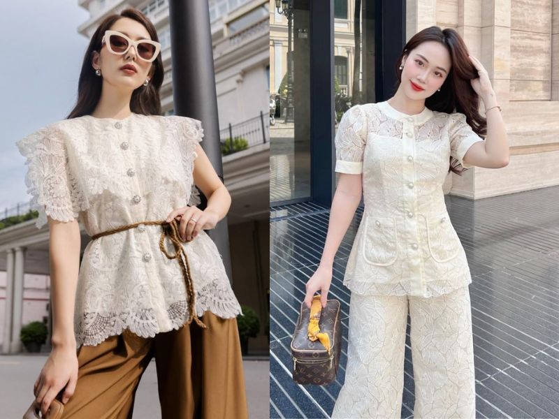 các mẫu áo sơ mi nữ cách điệu đẹp