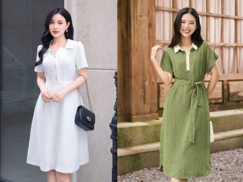 đầm dự tiệc cho mẹ sau sinh