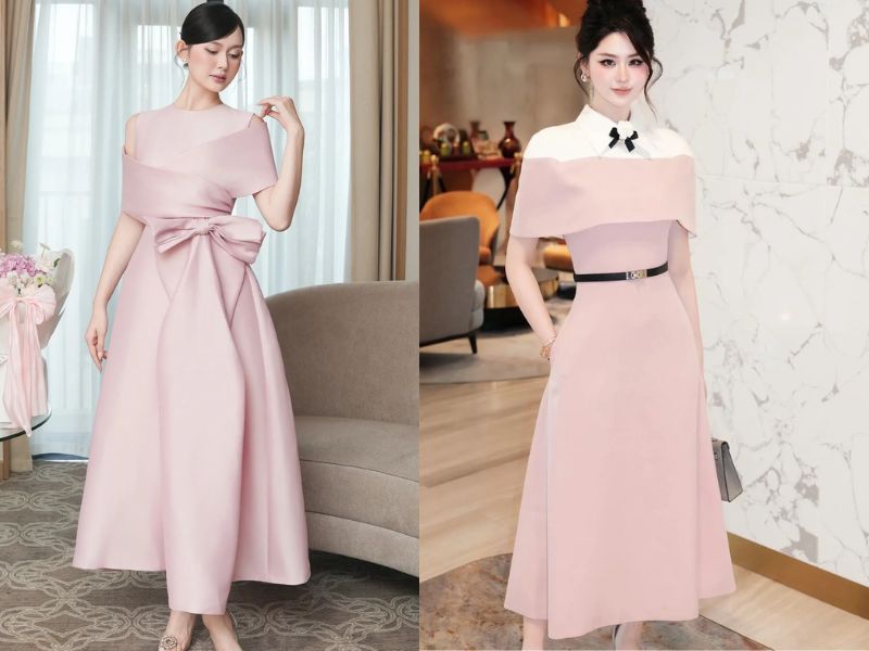 đầm dự tiệc cho mẹ sau sinh