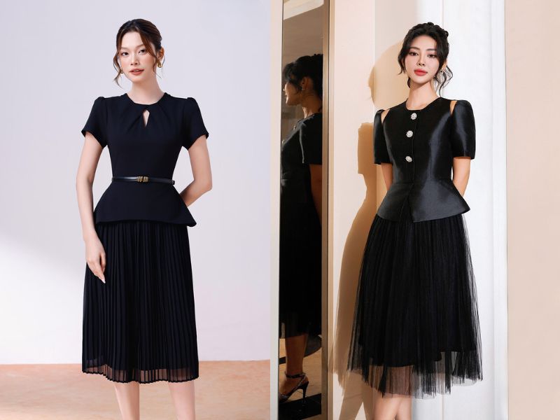 đầm dự tiệc cho mẹ sau sinh