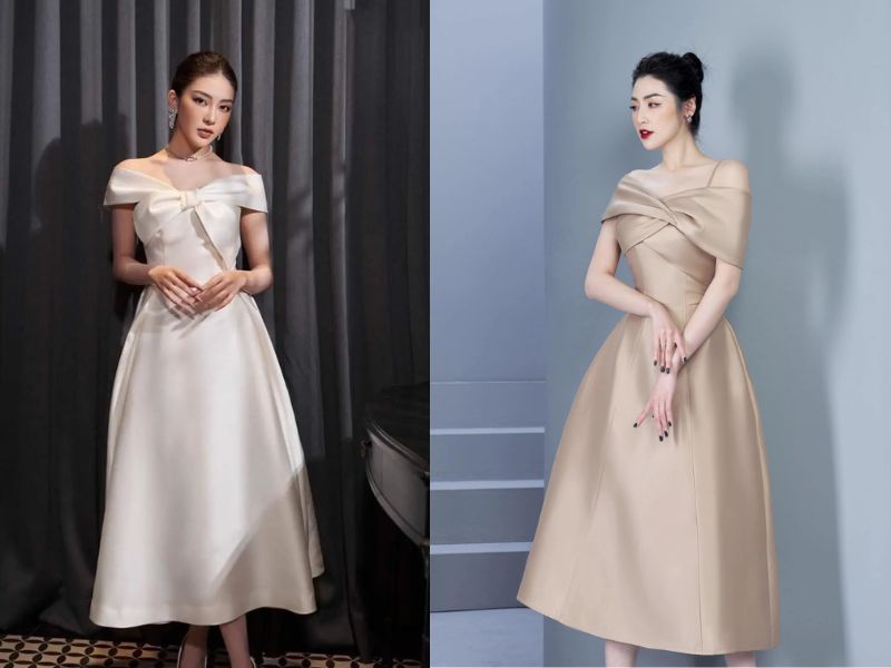 đầm dự tiệc cho mẹ sau sinh