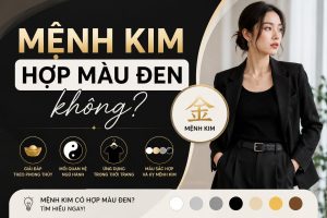 Mệnh kim có hợp màu đen không?