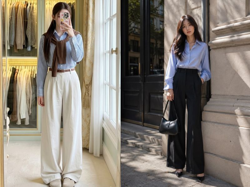 các mẫu áo sơ mi nữ cách điệu đẹp