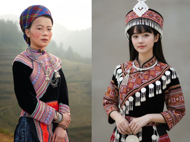 trang phục dân tộc h'mông truyền thống