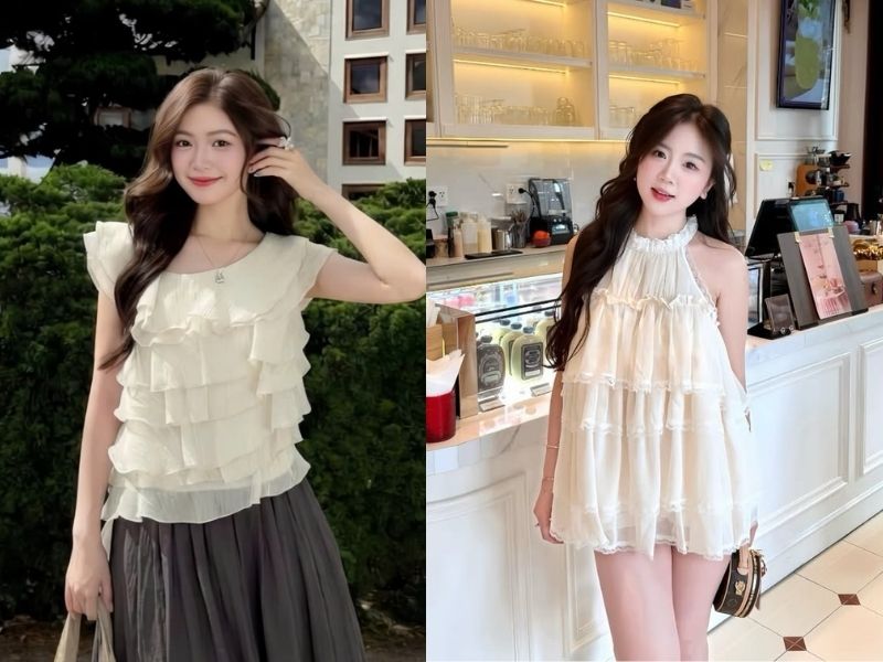 các kiểu áo đẹp nhất hiện nay