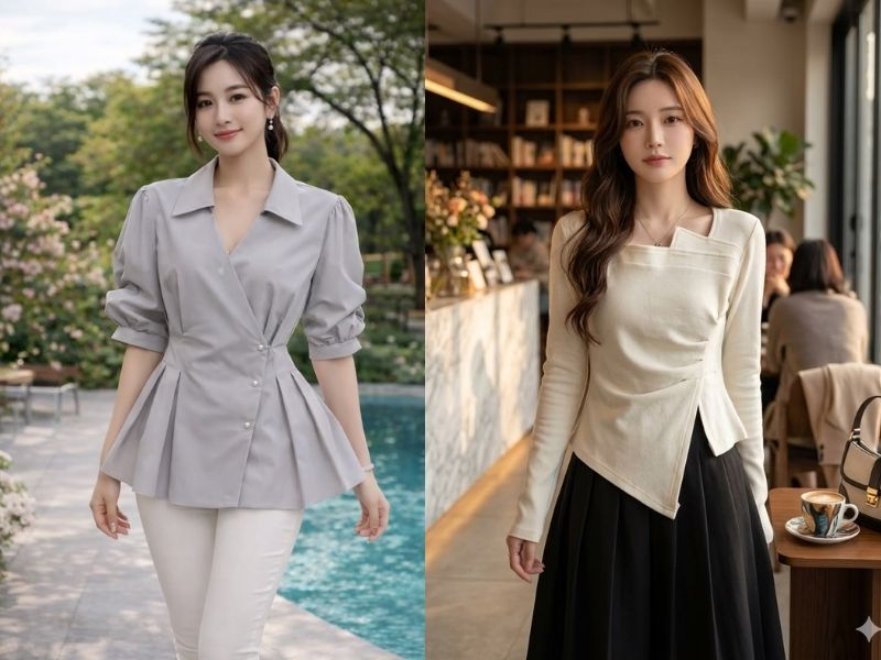 các kiểu áo đẹp nhất hiện nay