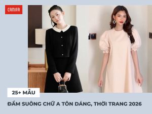 Đầm suông chữ A