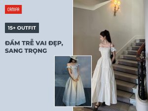 Đầm trễ vai