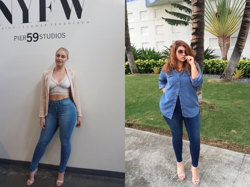 Quần skinny jeans làm lộ những khuyết điểm của cơ thể