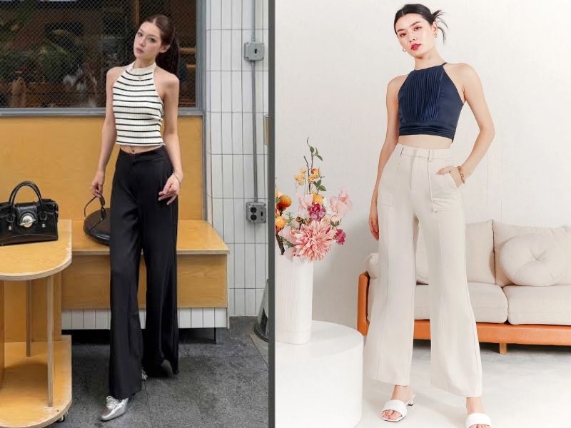 áo len cổ yếm