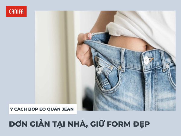 cách bóp eo quần jean