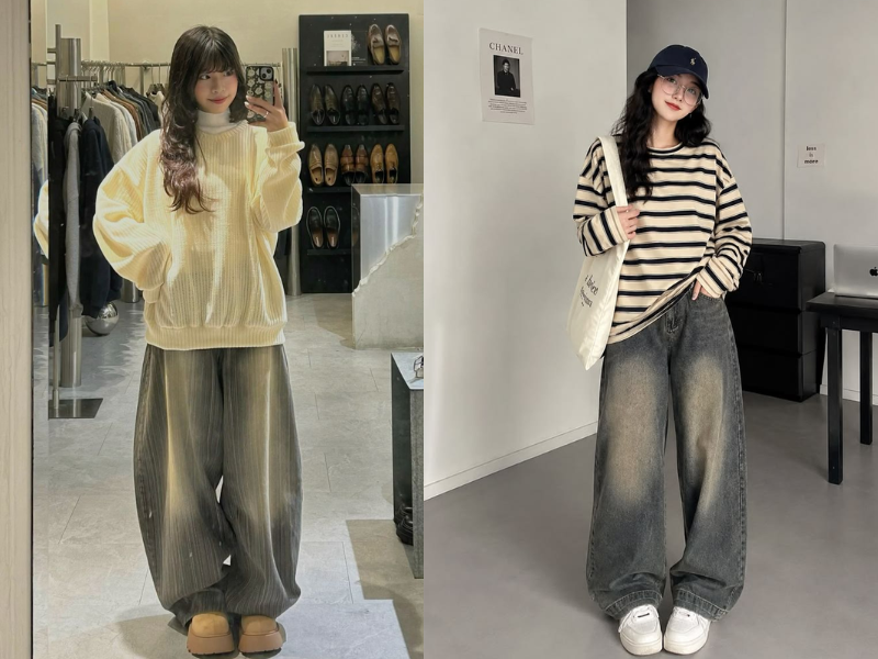 áo len oversize