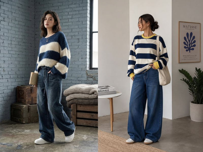 áo len oversize