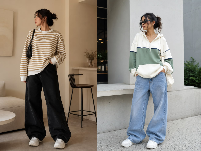 áo len oversize