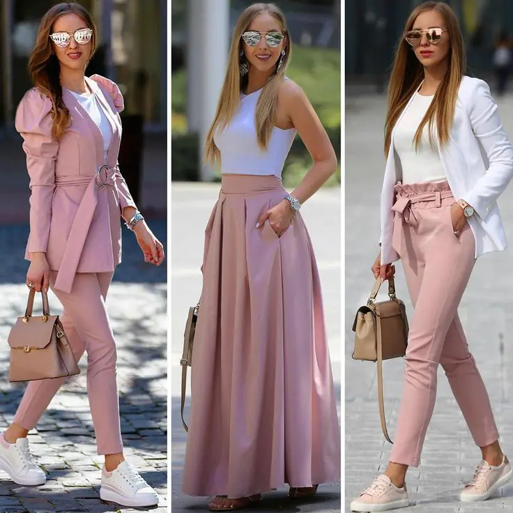 MỘT VÀI LOẠI TRANG PHỤC MÀU HỒNG PASTEL