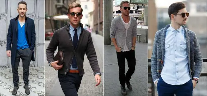 kết hợp áo len cardigan với phụ kiện