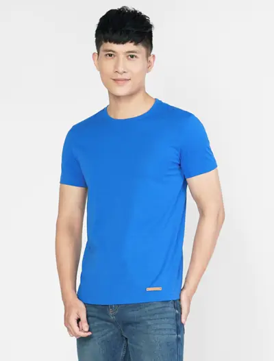 áo thun nam cổ tròn thích hợp cho nam thư sinh