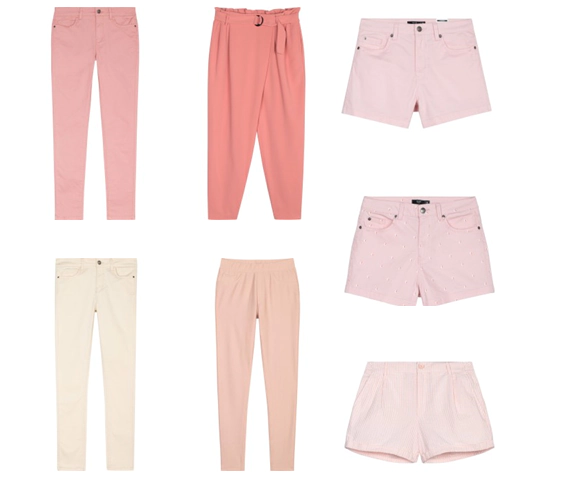 phối đồ với màu hồng pastel