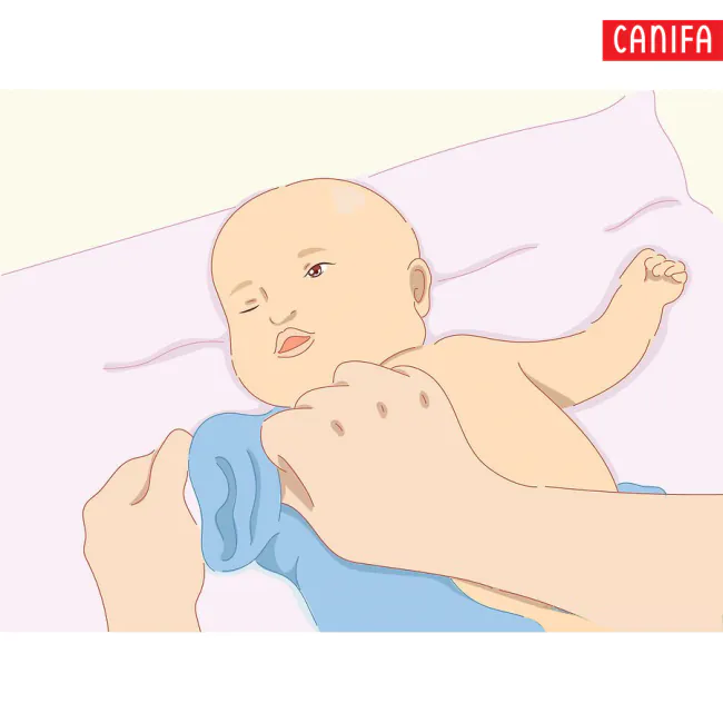 cách mặc bodysuit cho trẻ