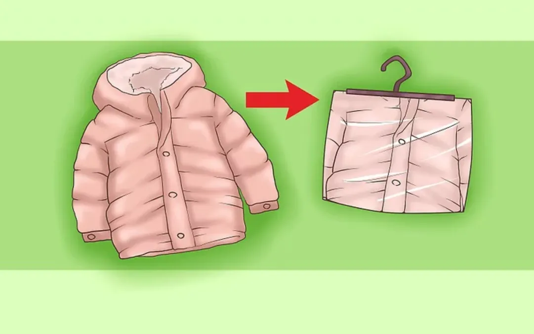 Cách gấp quần áo sơ sinh