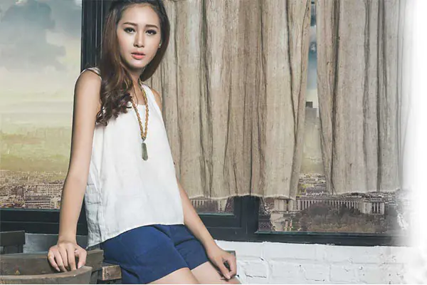 quần đũi nữ mặc với áo gì