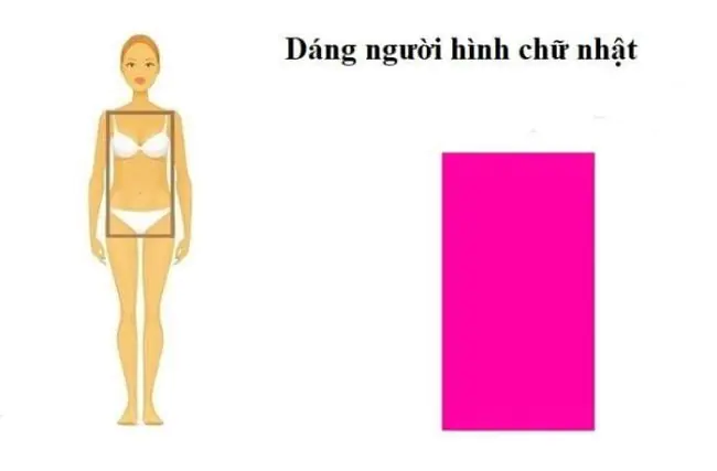 Dáng người hình chữ nhật 