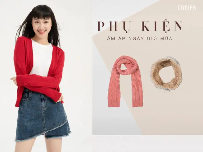 phối áo thun cùng phụ kiện 