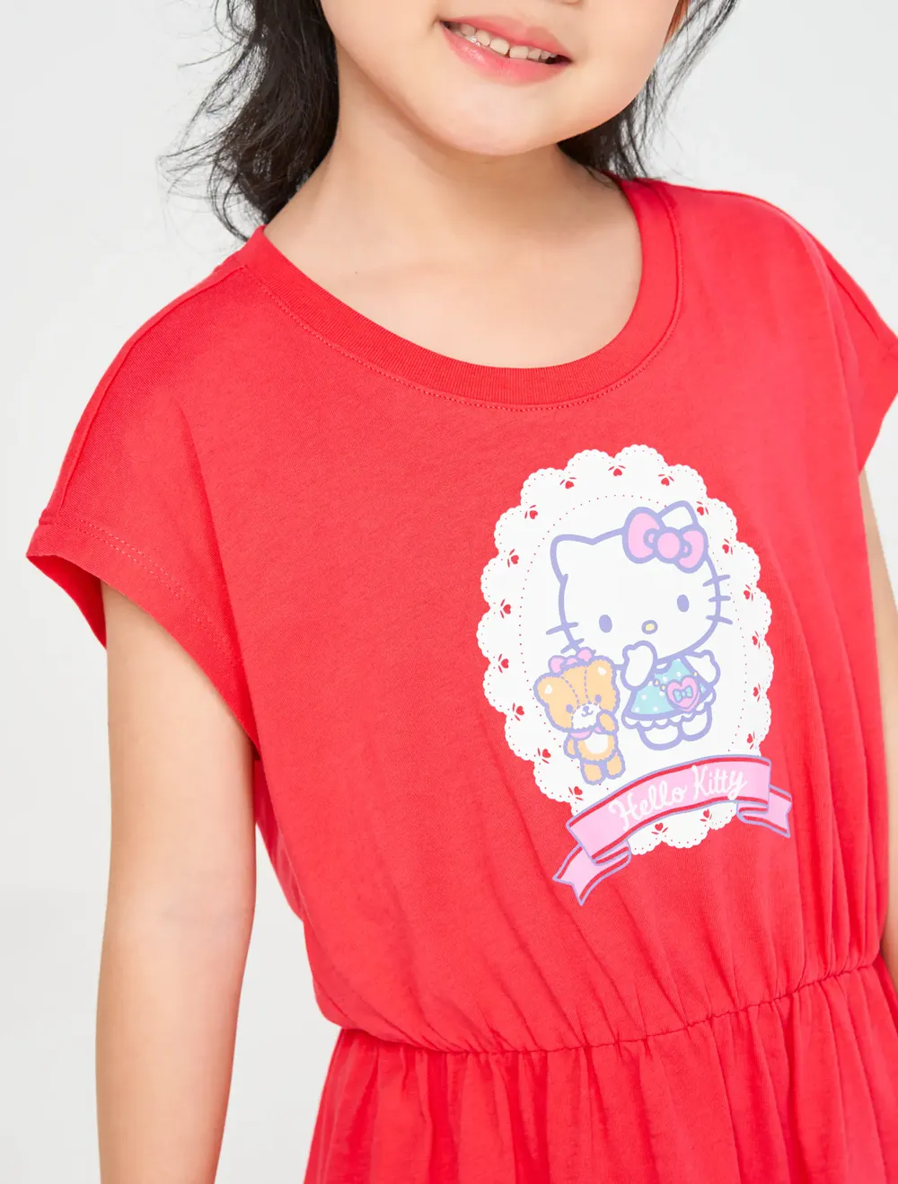 Đầm Dự Tiệc Phối Lưới Hello Kitty Váy Bé Gái Kitty Bomines Cho Bé Từ 3  Tuổi Đến 10 Tuổi Khoảng 12kg Đến 30kg