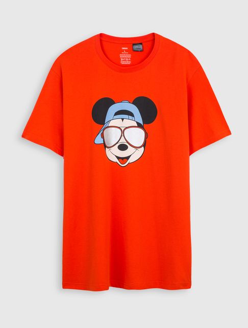 Áo phông nam cotton USA in Mickey